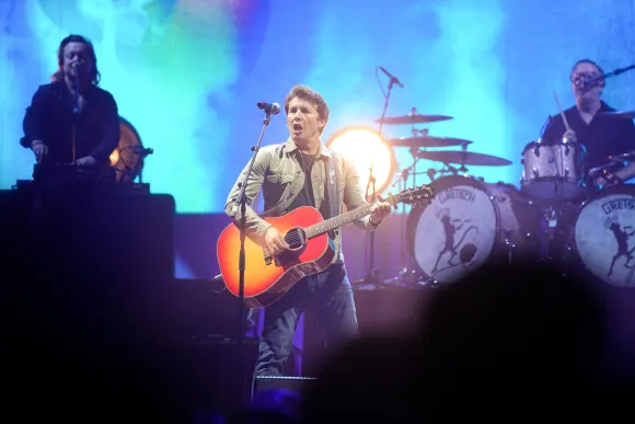 James Blunt auf Who We Used To Be Tour. 18.03.2024 James Blunt auf Who We Used To Be Tour 2024 in der SAP Arena Mannheim