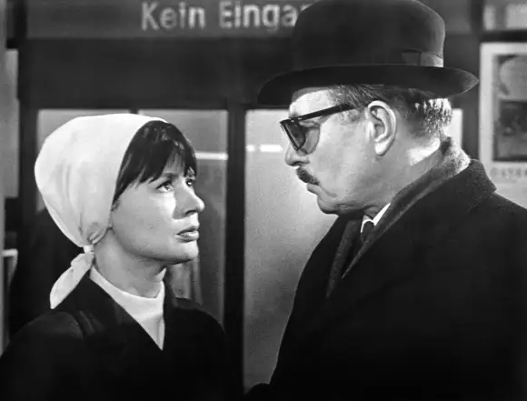 April 13, 2023, USA: Harriet Andersson, James Mason, on-set of the film, The Deadly Affair, British Lion-Columbia (UK),