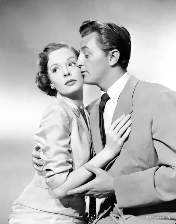 Jane Greer and Robert Mitchum in 'The Big Steal'