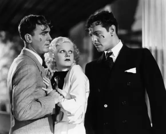 Pat O'Brien, Jean Harlow, Ivan Lebedeff in 'Bombshell'