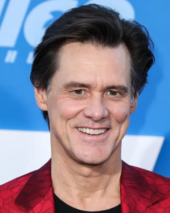Canadian-American actor Jim Carrey arrives at the Los Angeles Premiere Screening Of 'Sonic The Hedge