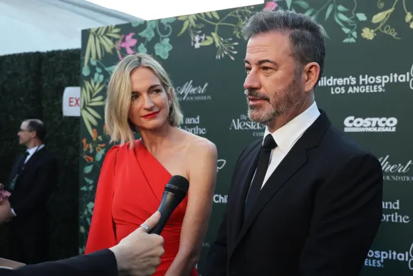 October 5, 2024, Los Angeles, Ca, USA: Jimmy Kimmel and Molly McNearney attends the 2024 Children s Hospital Los Angeles
