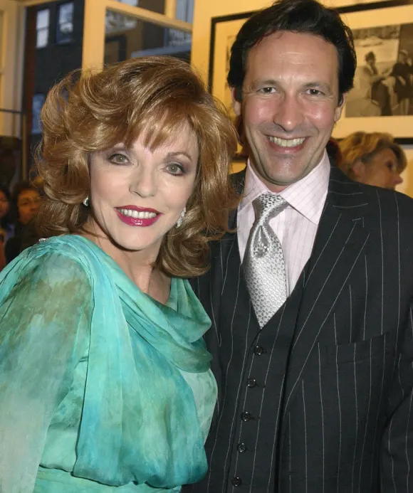 Joan Collins et Percy Gibson