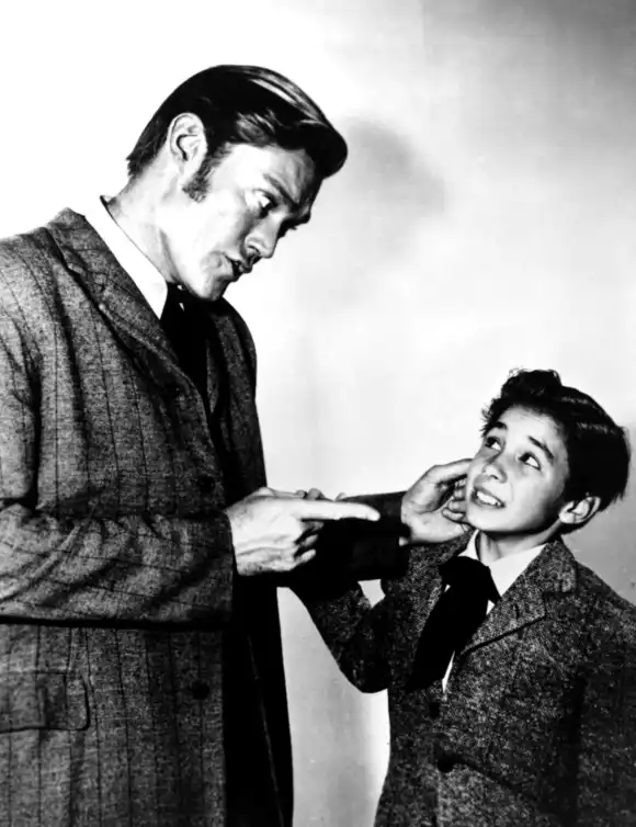 Chuck Connors, Johnny Crawford in 'The Rifleman'