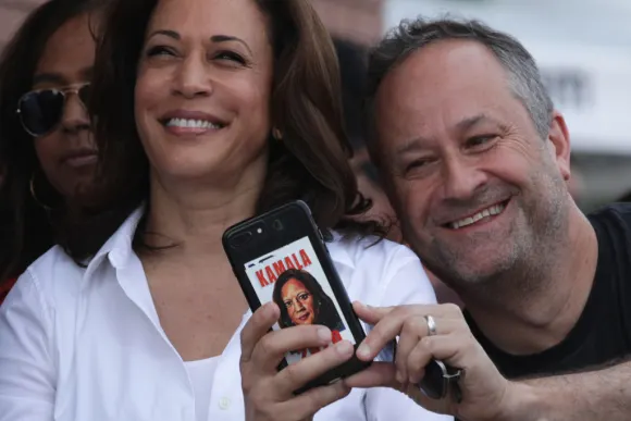 Kamala Harris and Douglas Emhoff