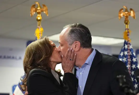 Kamala Harris and Douglas Emhoff