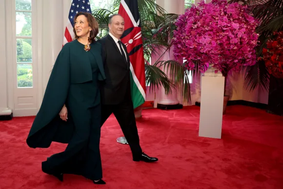 Kamala Harris and Douglas Emhoff