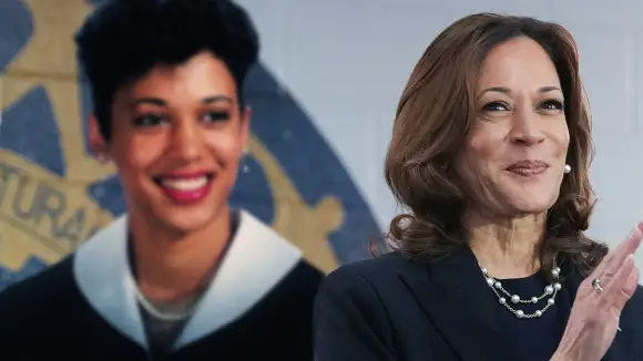 Kamala Harris young: this is how beautiful the US presidential candidate used to be