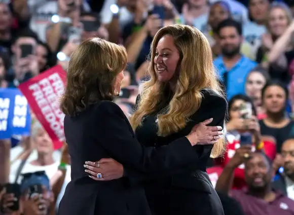 Kamala Harris and Beyoncé