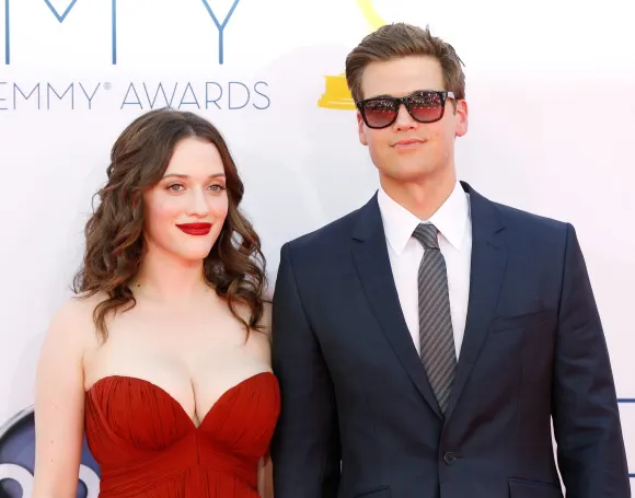 Kat Dennings and Nick Zano.