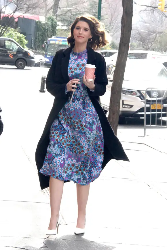 NEW YORK, NY - MARCH 11: Katherine Schwarzenegger Pratt seen at The View in New York City on March 11, 2020. PUBLICATIO