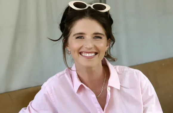 LOS ANGELES, CA - APRIL 23: Katherine Schwarzenegger at day 2 of the LA Timea Festival Of Books 2023 at the University o