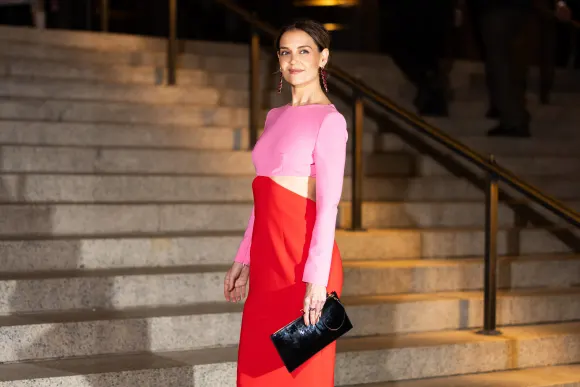Arrivals at the CFDA Awards evening at The American Museum of Natural History in New York City Katie Holmes Arrivals at