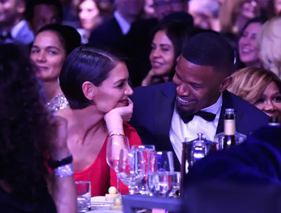 Katie Holmes Jamie Foxx Grammys 2018