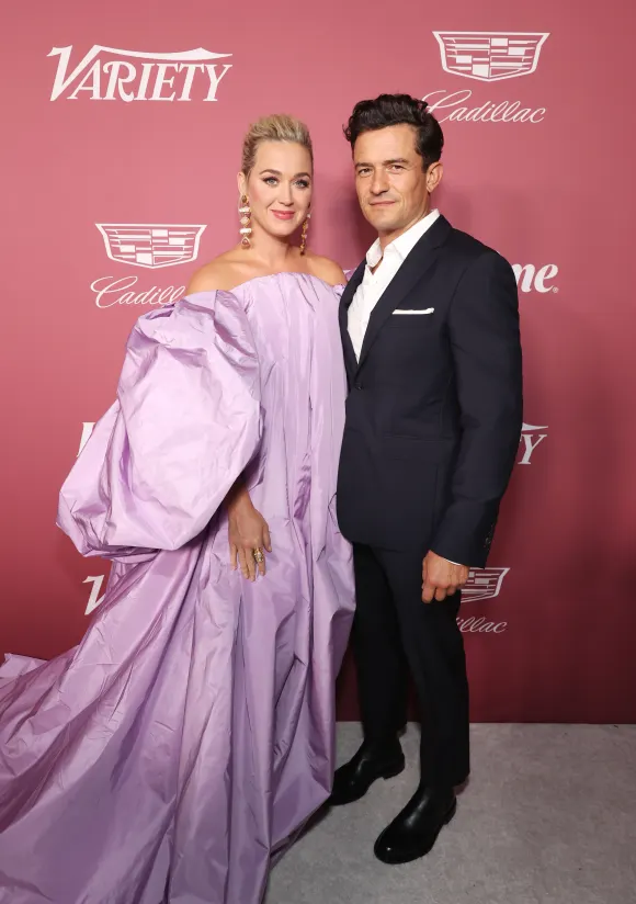 Katy Perry and Orlando Bloom at Variety's Power of Women Presented by Lifetime on September 30, 2021