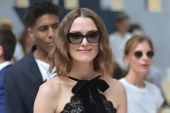 PFW - Chanel Front Row Keira Knightley attends the Chanel Haute Couture Fall Winter 2022 2023 show as part of Paris Fash