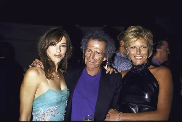 Elizabeth Hurley;Patti Hansen;Keith Richards [& Wife]