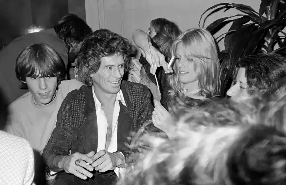Keith Richards and Patti Hansen