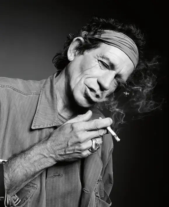 Iconic portraits of British music icons including Keith Richards and David Bowie appear in Rankin exhibition Story from