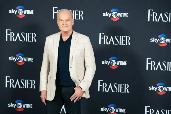 Actor Kelsey Grammer during the presentation of the new series of Frasier at the Rosewood Villamagna Hotel in Madrid, De