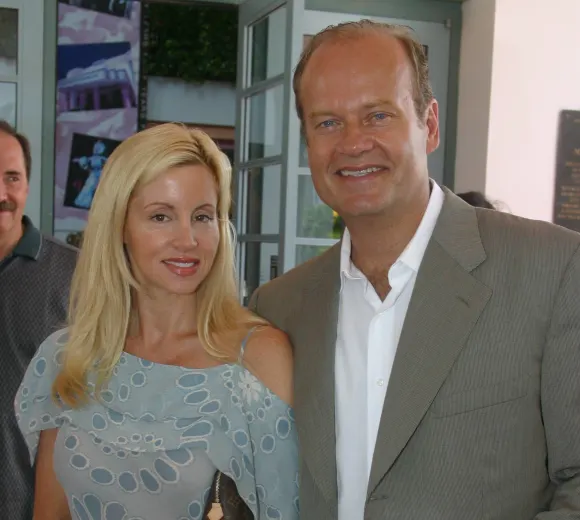 Miami Beach, FL 7-13-2002 Kelsey Grammer and wife Camille at the Jackie Gleason Theater prior to his induction into the