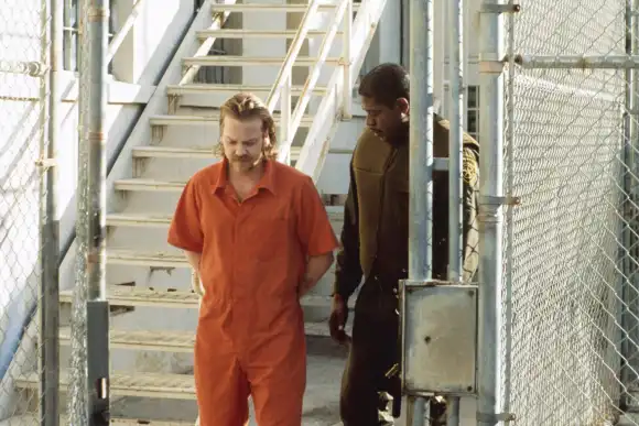 LAST LIGHT, from left: Keifer Sutherland, Forest Whitaker, 1993, Showtime/courtesy Everett Collection Showtime Networks