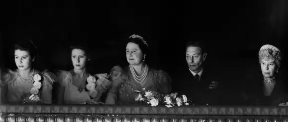 REINO UNIDO-REINA MADRE-REY GEORGE VI-ELIZABETH II-MARGARET