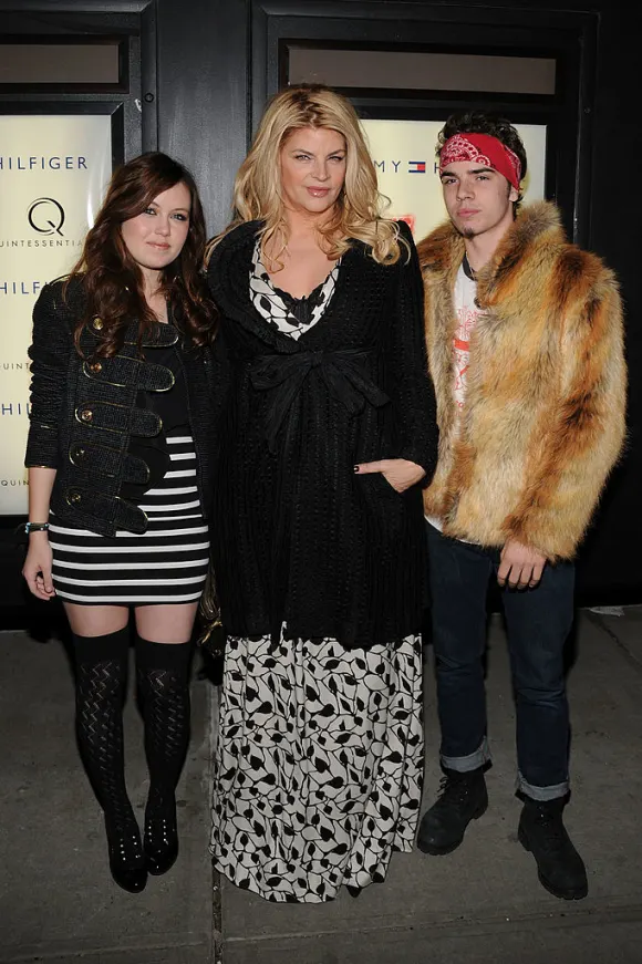 Kirstie Alley and her children