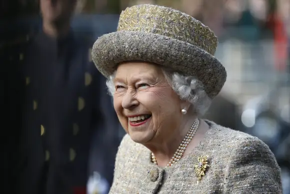 Queen Elizabeth II laughs during her lifetime