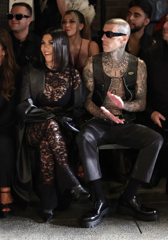 Kourtney Kardashian and Travis Barker