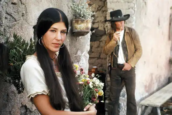 Rita Coolidge, Kris Kristofferson in 'Pat Garrett and Billy the Kid'