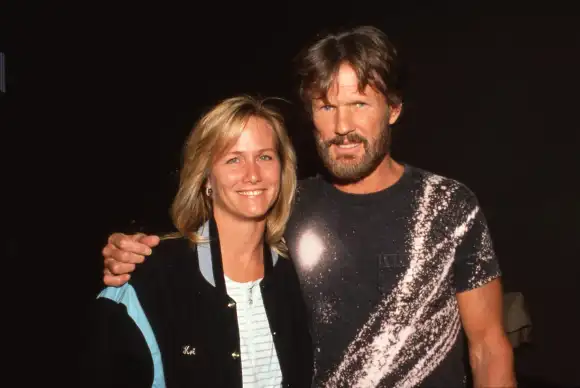 Lisa Meyers and Kris Kristofferson