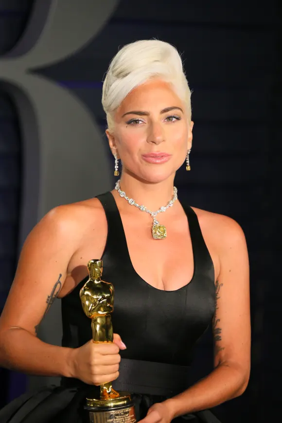 Lady Gaga at the 2019 Vanity Fair Oscar Party