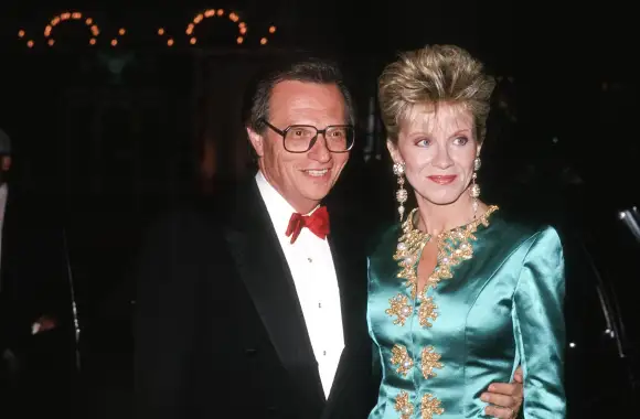 Larry King and Julie Alexander