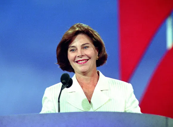 August 12, 1996 - San Diego, California, United States of America - Laura Bush, wife of Governor Ge