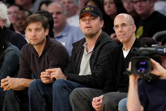 Tobey Maguire and Leonardo DiCaprio