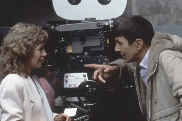 Leonard Nimoy directing 'Star Trek IV: The Voyage Home'