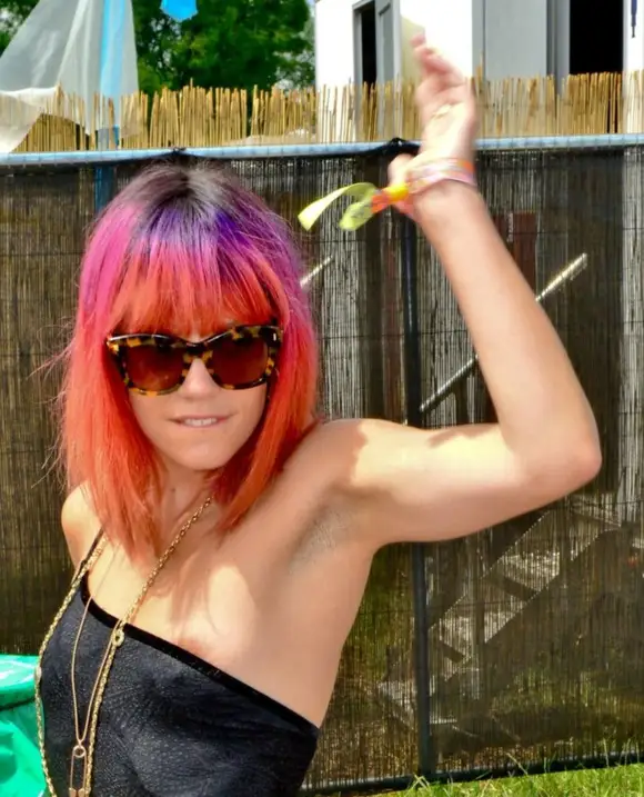 Glastonbury Music Festival 10 years ago 2014 Lily Allen at Glastonbury Music Festival 10 years ago 2014, PUBLICATIONxNOT