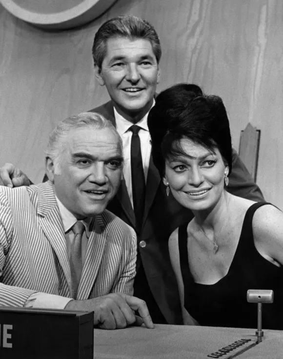 Lorne Greene and Nancy Deale