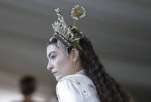 Lorde arrives on the red carpet for The Met Gala at The Metropolitan Museum of Art celebrating the opening of In America