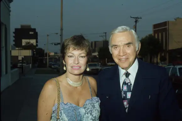 Lorne Greene and Nancy Deale