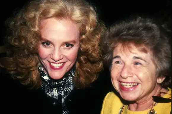 Kahn Westheimer3892.JPG Celebrity Archaeology 1984 FILE PHOTO New York, NY Madeline Kahn Dr. Ruth Westheimer Photo by Ad