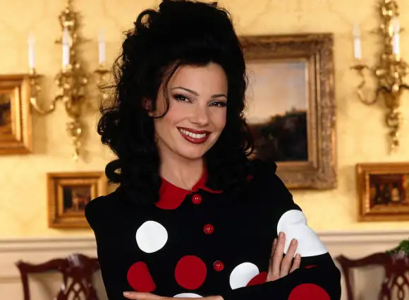 Fran Drescher in a promotional image of the series 'The Nanny'.