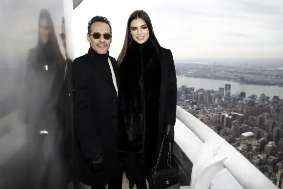 Marc Anthony Nadia Ferreira Empire State Building 2022