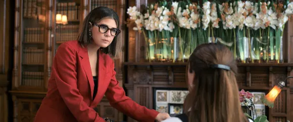 RECORD DATE NOT STATED UPGRADED, from left: Marisa Tomei, Camila Mendes, 2024. Amazon Prime Video / Courtesy Everett Col