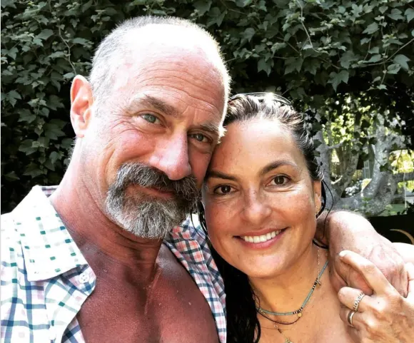 Mariska Hargitay and Christopher Meloni