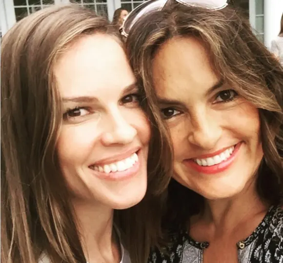 Mariska Hargitay and Hilary Swank