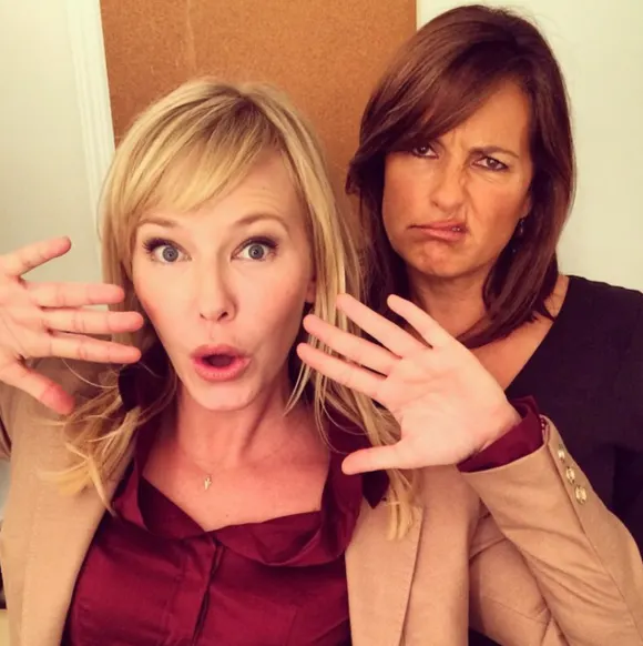 Mariska Hargitay and Kelli Giddish