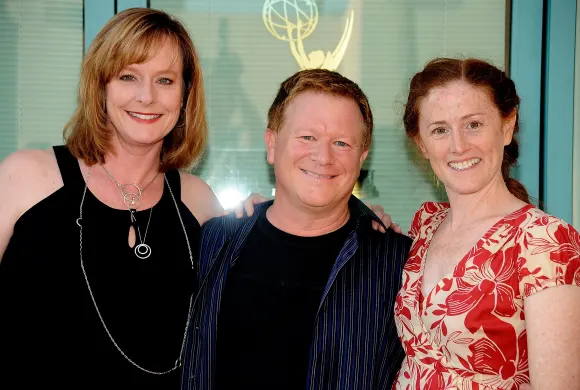 Mary Beth McDonough, Eric Scott, and Kami Cotler arrive at the Academy Of Television Arts & Sciences' "Father's Day Salute To TV Dads,' June 18, 2009.