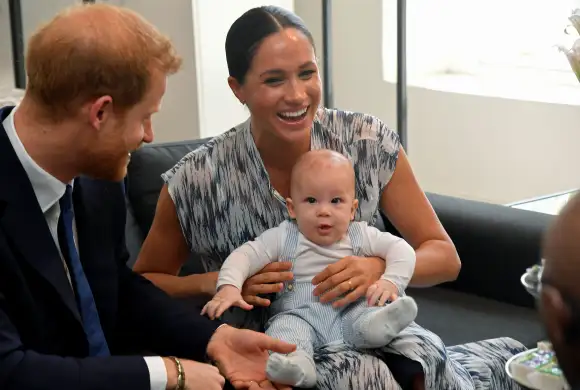 Meghan, Harry and Archie in Africa